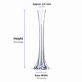 Load image into Gallery viewer, Eiffel Tower Vase, Pack of 6 (16" Vases) - www.BuyOstrichFeathers.com