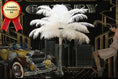 Load image into Gallery viewer, Complete Feather Centerpiece With 16" Vase (White) - Buy Ostrich Feathers