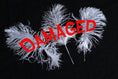 Load image into Gallery viewer, Ostrich Feathers Size 13-18" DAMAGED White Tail Centerpiece Feathers - Buy Ostrich Feathers