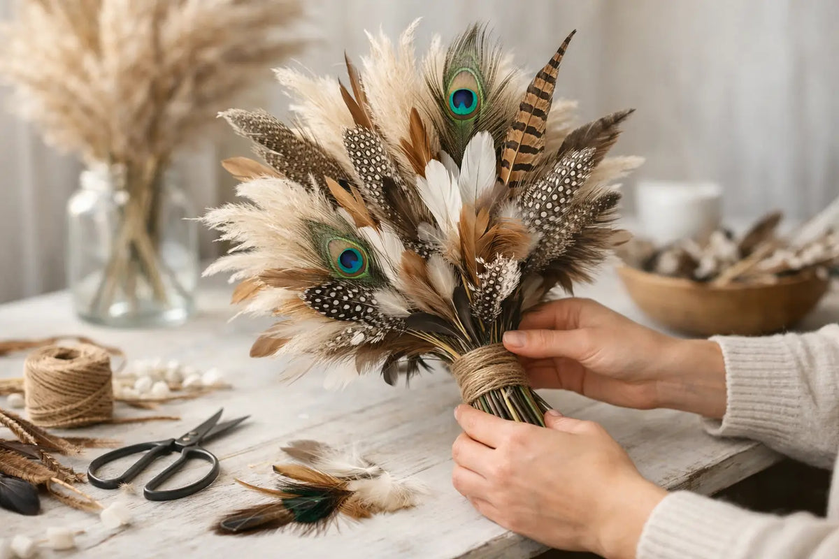 How to Build Feather Bouquets That Wow