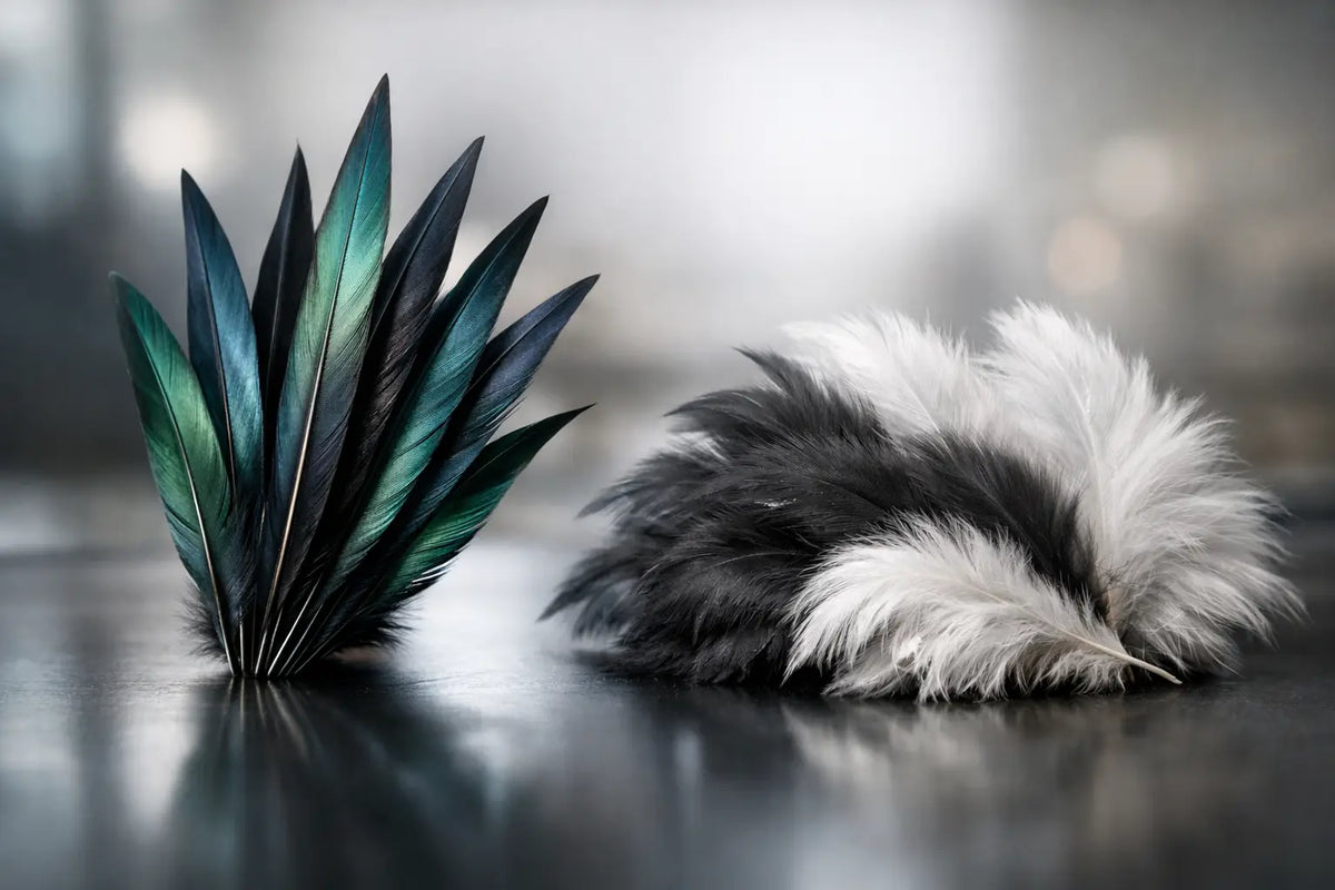 Spad Plumes Versus Drabs for Dramatic Designs