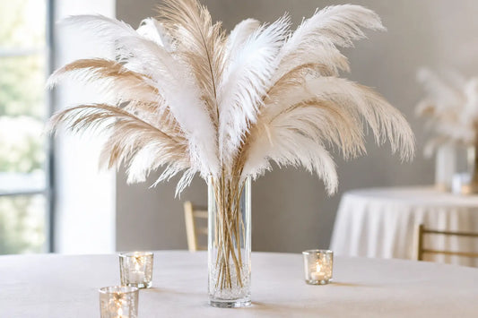 Guide to Feather Vase Stability for Centerpieces