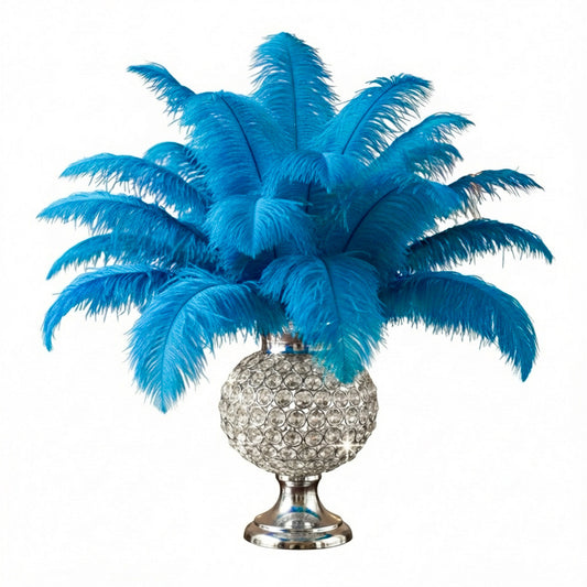 Ostrich Flexible Feathers 11-14" (Turquoise) - www.BuyOstrichFeathers.com