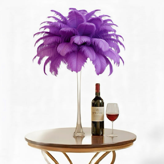 Ostrich Feather Tail Plumes 11-14" (Purple) - www.BuyOstrichFeathers.com