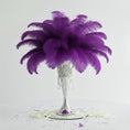 Load image into Gallery viewer, Ostrich Flexible Feathers 9-12" (Purple) - www.BuyOstrichFeathers.com
