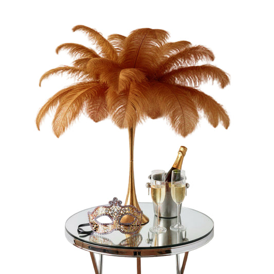 Ostrich Feather Spad Plumes 13-16" (Copper) - www.BuyOstrichFeathers.com