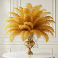 Load image into Gallery viewer, Ostrich Feather Rental 16-20" (Gold) - 250pcs - www.BuyOstrichFeathers.com
