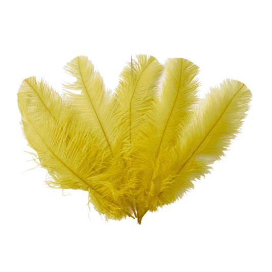 Ostrich Flexible Feathers 9-12" (Champagne) - www.BuyOstrichFeathers.com