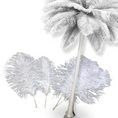 Load image into Gallery viewer, Complete Feather Centerpiece With 16" Vase (White) - www.BuyOstrichFeathers.com
