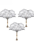 Load image into Gallery viewer, Natural White Ostrich Feathers 100 pcs. 13-17 inch Bulk Ostrich Feathers - www.BuyOstrichFeathers.com
