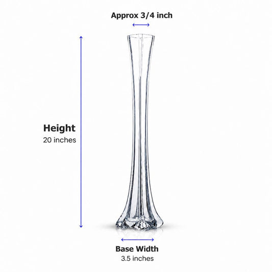 Eiffel Tower Vase, Pack of 6 - www.BuyOstrichFeathers.com