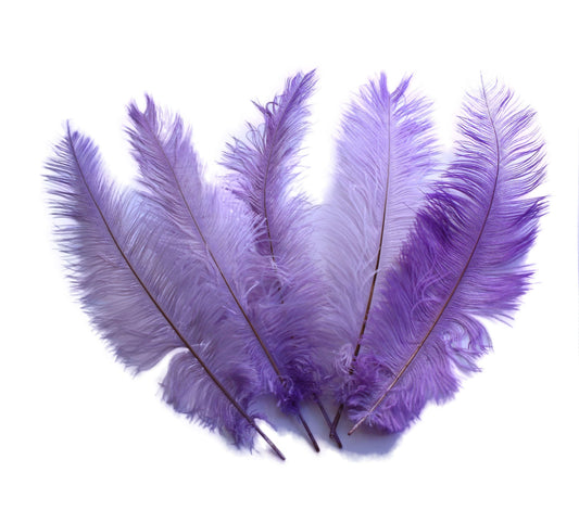 BULK 1/4lb Ostrich Feather Spad Plumes 12-16" (Lavender) - Buy Ostrich Feathers