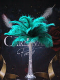 Load image into Gallery viewer, Complete Feather Centerpiece With 24" Vase (Emerald Green) - Buy Ostrich Feathers
